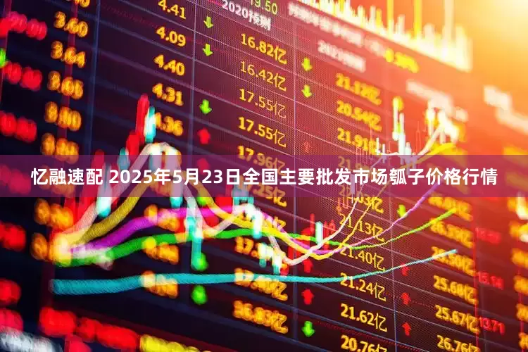 忆融速配 2025年5月23日全国主要批发市场瓠子价格行情